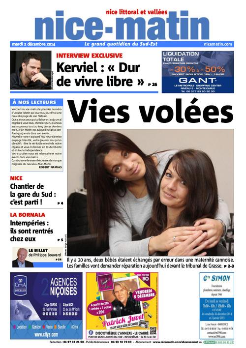 Mise en page Nice Matin communication 06